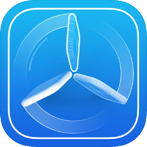Icône TestFlight — application Apple bleue